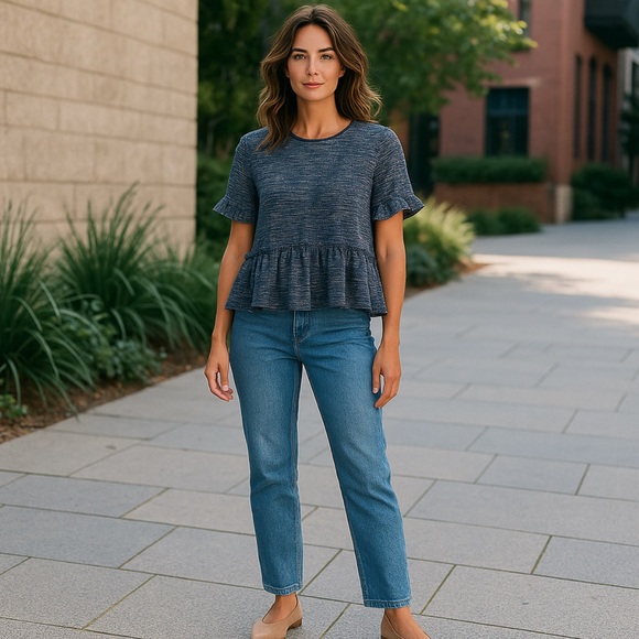 THML Multicolor Textured Top - Picture 2 of 10